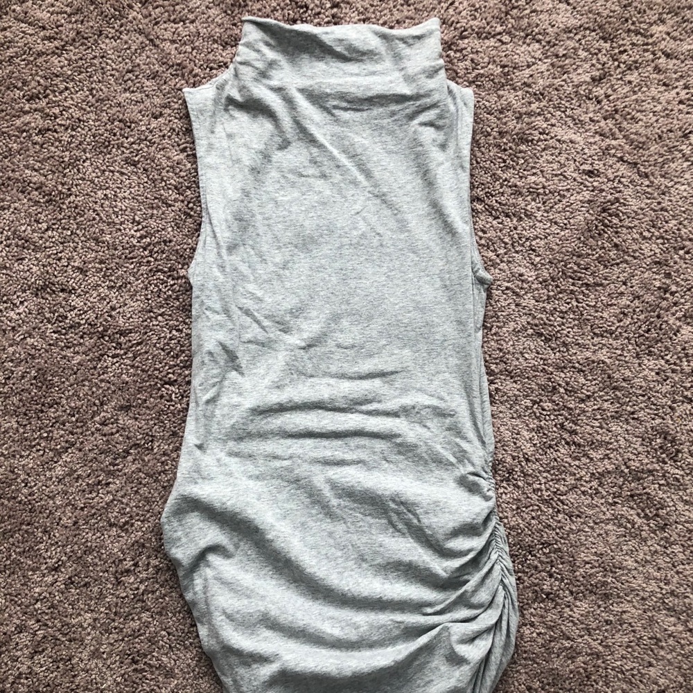 Sleeveless Mock Turtleneck Maternity Top